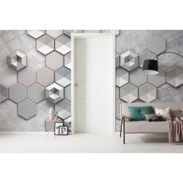 Hexagon concrete 