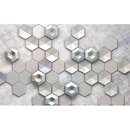 Hexagon concrete 