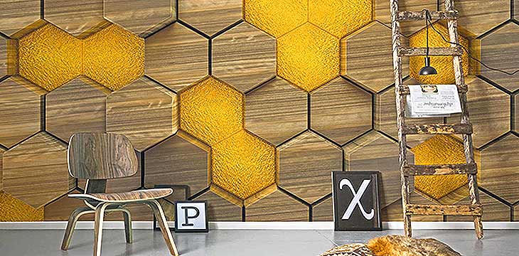 Optez pour un mur tout en relief avec le Corkdelaunay 3D de chez Gencork !  Le saviez vous : Les panneaux en l…